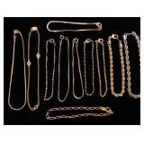 Gold & Silver tone bracelet& anklets (5)