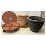 Plastic Planter Casters & Planters