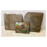 Ruth Whitaker Art On Slate Shingle