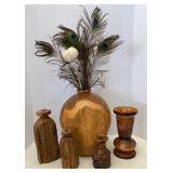 Carved Wood Home Decor