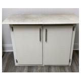 Cabinet Upper Cabinet with Antique Marble top