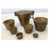 Antique Brass Apothecary Nesting Weights