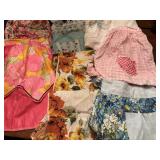 7 vintage cotton aprons