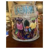 Large straw Bahamas bag