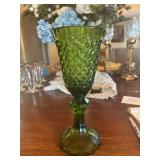 Indiana Glass Emerald diamond point vase