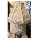 Crystal Lamp, Stunning Large vintage