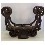 Antique Myers Hay Loft Trolley