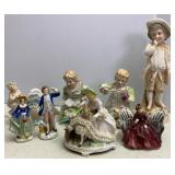Antique Victorian Porcelain Figures
