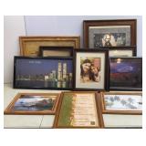 Various Sized Framed Prints & Photo Frames