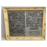 Framed Greensburg HS Class Of 1990