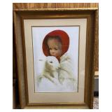 Framed Print Titled (Grace & The Lamb)