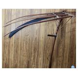 Primitive Grain Cradle Scythe