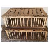 (2) VTG Chicken Cages
