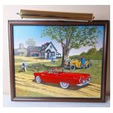 "Prospective Buyers" H. Hargrove Serigraph Framed