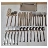 Cambridge Stainless Flatware & Small Tray