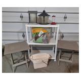 Plastic Side Tables, Bird Feeders & Feed