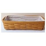 2010 Longaberger Basket w/Hard Protector