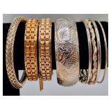 Gold & Silver Tone Bangle Bracelets