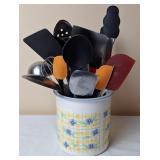 Pfaltzgraff Summer Breeze Utensil Crock