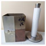 Lancaster Wastebasket, Towel Holder