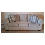 3-Cushion Sofa w/Pillows