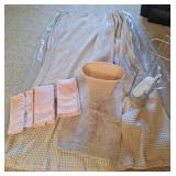 Shower Curtain, Toilet Paper Holder