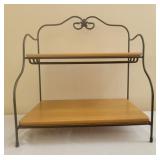 Longaberger Wrought Iron 2-Tier Baker