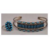 Signed Native American Zuni Jewelry