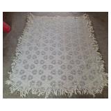 Crochet Bedspread w/Fringe