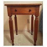 "Sheraton Style" Side Table w/Drawer