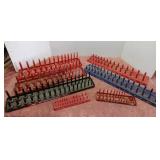 Metric & SAE  Socket Trays 1/4" & 1/2"