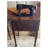 Antique Montgomery Warm Sewing Machine
