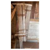 (2) Antique Doors & Side Rails