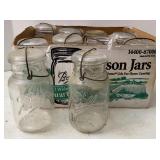 (10) Ball Bale Top Qt Fruit Jars