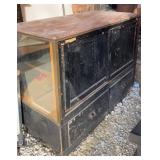 Antique Counter Display Cabinet