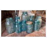 Antique Blue Ball Fruit Jars