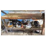 Hand Made Work Bench 72x28x37.5