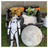 Moon Light, Storm Trooper & Nerf Guns