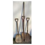 Steel Scoop Shovels, Spade & Pitch Fork
