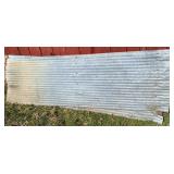 (3) Sheets of Galvanized Roof Metal