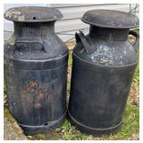 Antique 8gal Milk Cans