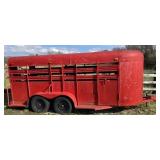 1982 18ft Livestock Trailer