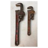 Ridgid 8 & 10in Pipe Wrenches