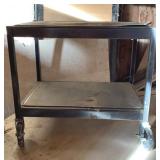 Metal AV Cart on Wheels