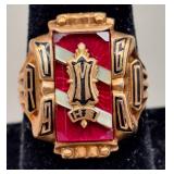 10K Gold 1960 Milroy Men's Class Ring