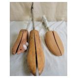 3 Wooden Shoe Stretchers, Vintage