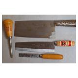 Three Sheep Brand Cleavers & Unason Brad Driver