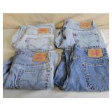 Men's Levi Jeans, 4 Pairs