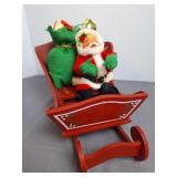 Annalee Santa w/Red Sleigh