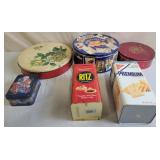 Cracker & Cookie Tins, Some Vintage Tins